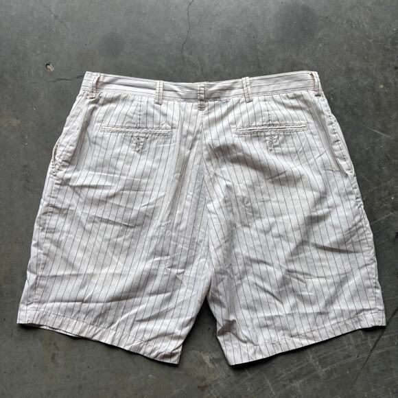 Polo Ralph Lauren Prospect Short Men's 40 Ivory Striped Black Chino Golf Shorts - Picture 6 of 7